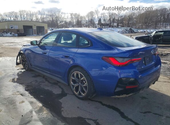 WBA13AW01PFN98466 2023 BMW M4 Синий Задняя левая четверть