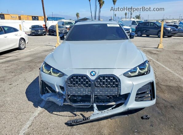 WBA13AW03NFM47268 2022 BMW M4 Gray წინა ხედი