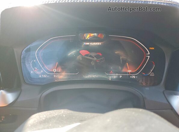 WBA13AW03NFM47268 2022 BMW M4 Gray ხელსაწყოთა პანელის ხედი