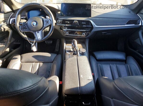 WBA13BK00MCF75241 2021 BMW M5 Синий Вид панели приборов