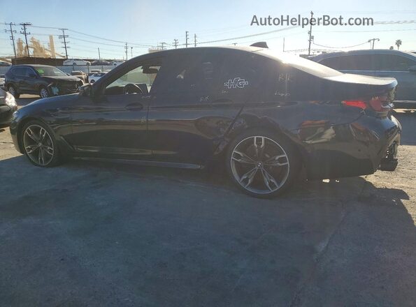 WBA13BK00MCF75241 2021 BMW M5 Синий Задняя левая четверть