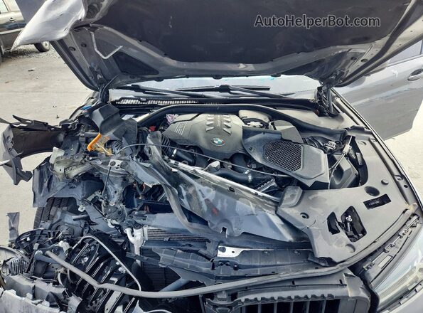 WBA13BK01MCF22757 2021 BMW M5 Gray Вид задньої частини салону