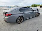 2021 Bmw M550xi Xdrive Gray vin: WBA13BK01MCF22757