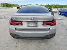 2021 Bmw M550xi Xdrive Gray vin: WBA13BK01MCF22757