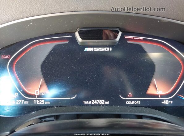 WBA13BK03PCN80581 2023 BMW M5 Gray Vista de los asientos traseros