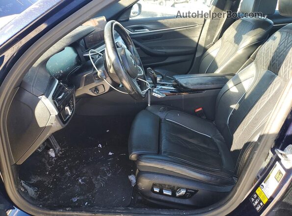 WBA13BK07NCK97744 2022 BMW M5 Синий Вид салона спереди