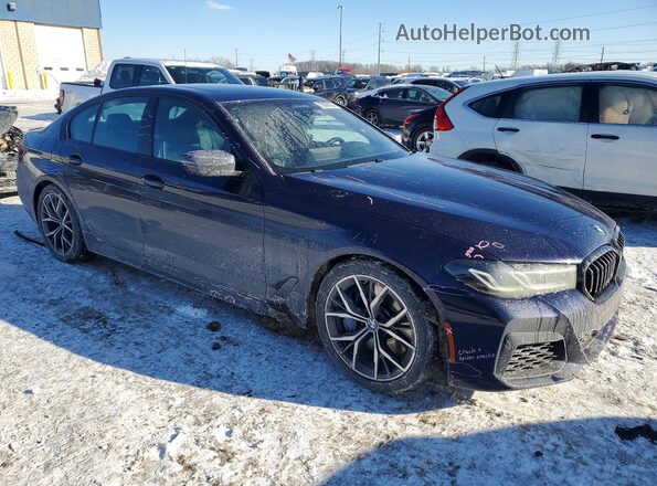WBA13BK07NCK97744 2022 BMW M5 Синий Передняя правая четверть