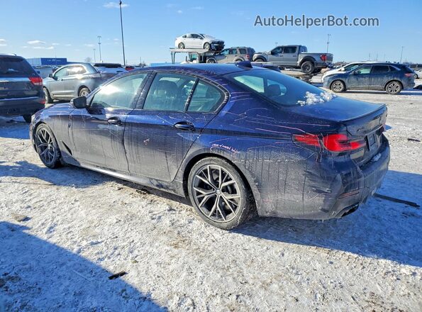WBA13BK07NCK97744 2022 BMW M5 Синий Задняя левая четверть