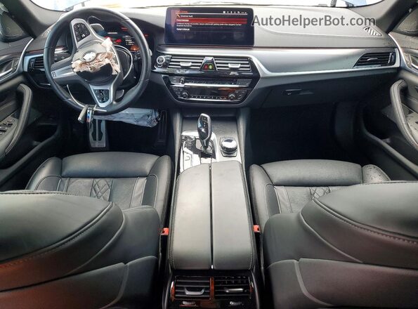WBA13BK09PCM32189 2023 BMW M5 Blue წინა პანელის ხედი