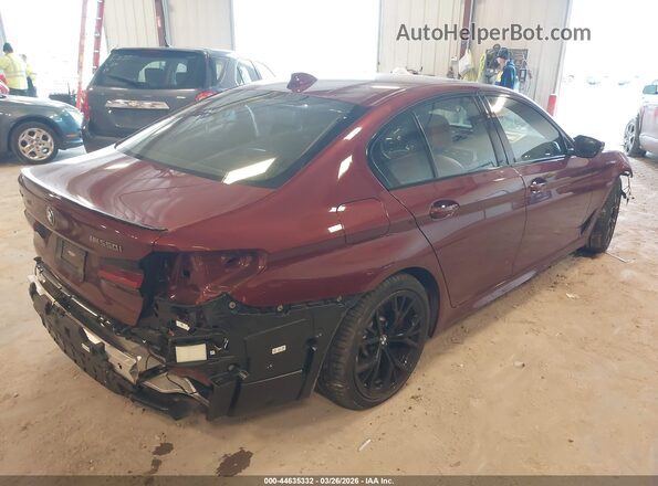 WBA13BK09PCN34382 2023 BMW M5 Красный Задняя правая четверть