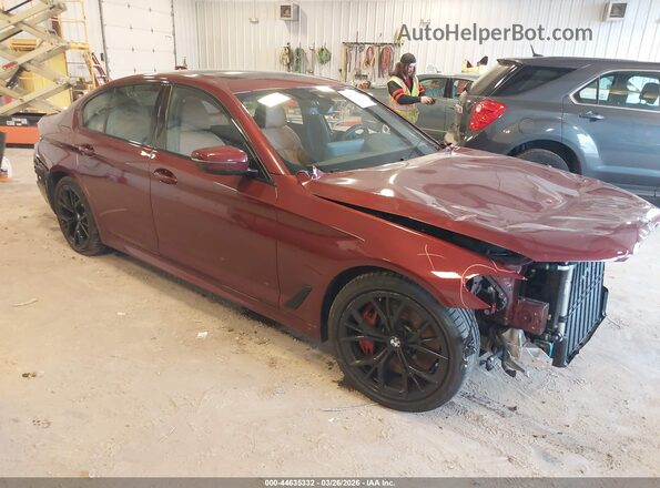 WBA13BK09PCN34382 2023 BMW M5 Красный Передняя правая четверть