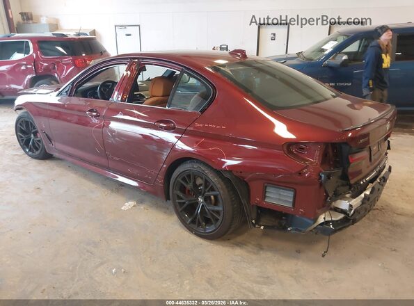 WBA13BK09PCN34382 2023 BMW M5 Красный Задняя левая четверть