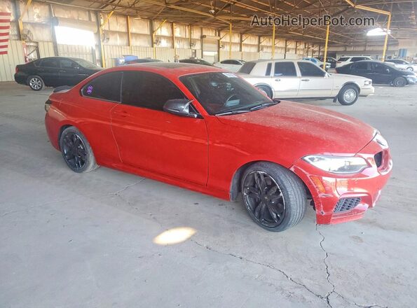 WBA1J7C55GV359453 2016 BMW M2 Красный Передняя правая четверть