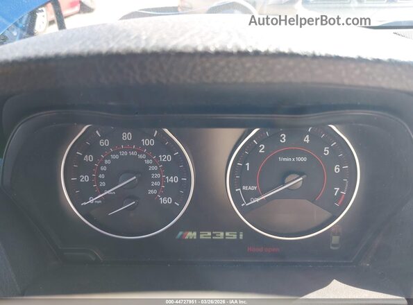 WBA1J7C56GV360286 2016 BMW M2 Blue Vista de los asientos traseros