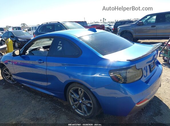 WBA1J7C56GV360286 2016 BMW M2 Blue Vista interior trasera