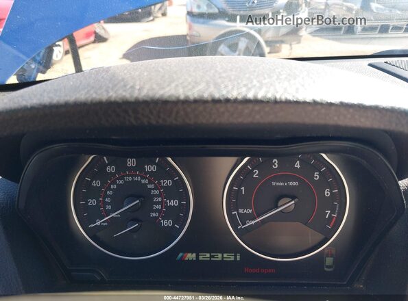 WBA1J7C56GV360286 2016 BMW M2 Blue Vista interior de 360 grados