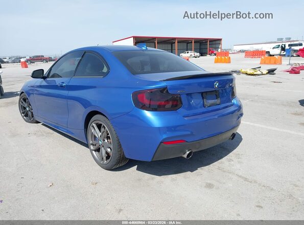 WBA1J9C58GV371558 2016 BMW M2 Синий Задняя левая четверть