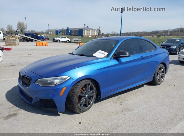 WBA1J9C58GV371558 2016 BMW M2 Синий Передняя левая четверть