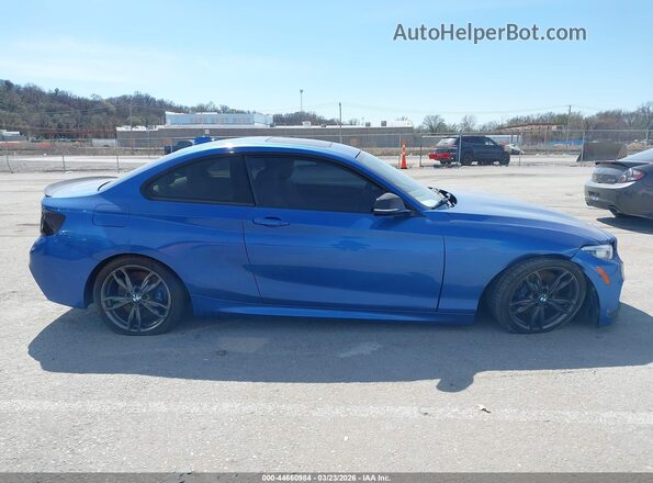 WBA1J9C58GV371558 2016 BMW M2 Синий Вид задней части салона