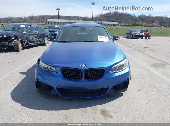 WBA1J9C58GV371558 2016 BMW M2 Синий Вид щитка приборов