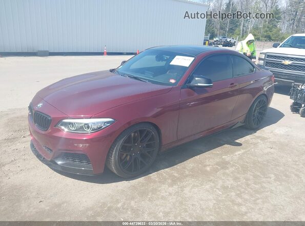 WBA2J5C58JVC07248 2018 BMW M2 Orange წინა მარცხენა ხედი სამი მეოთხედიდან