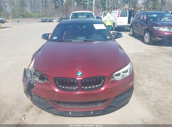 WBA2J5C58JVC07248 2018 BMW M2 Orange ხელსაწყოთა პანელის ხედი