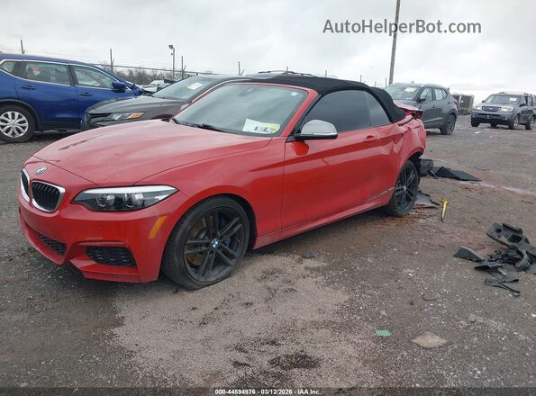 WBA2N1C56JVC27785 2018 BMW M2 Красный Передняя левая четверть
