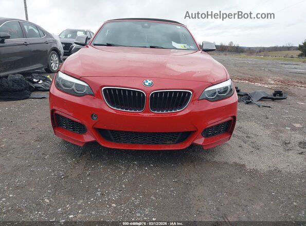 WBA2N1C56JVC27785 2018 BMW M2 Красный Вид щитка приборов