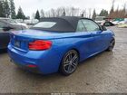 2018 Bmw M240i Xdrive Blue vin: WBA2N3C57JVC29296