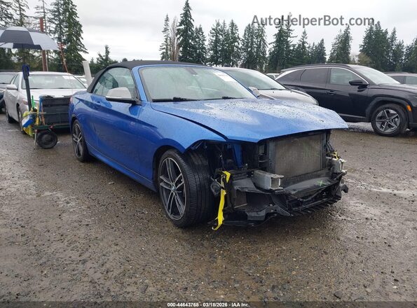WBA2N3C57JVC29296 2018 BMW M2 Blue Առջևի աջ