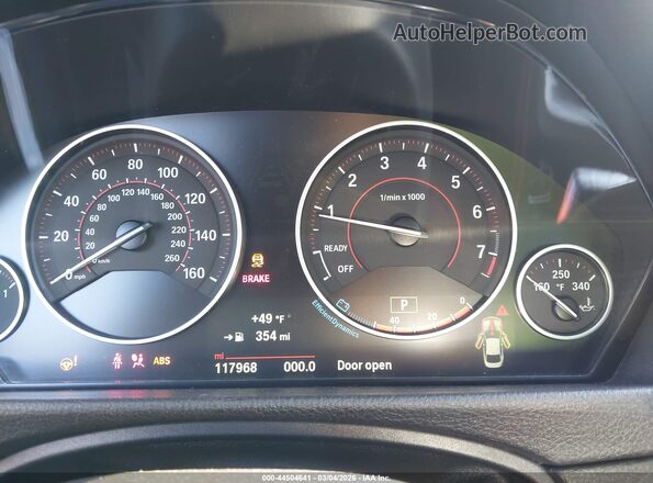 WBA3N9C5XGK249282 2016 BMW OTHER Черный Вид задних сидений