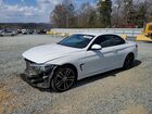 2018 Bmw 430i White vin: WBA4Z1C56JEC60220
