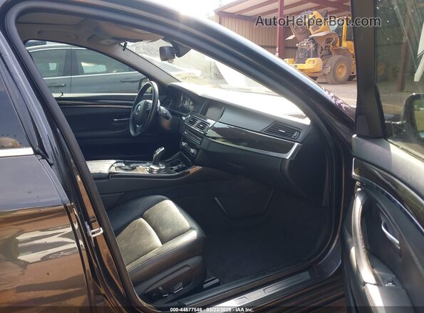 WBA5A5C59GD526229 2016 BMW 5 SERIES Black Widok wnętrza z przodu