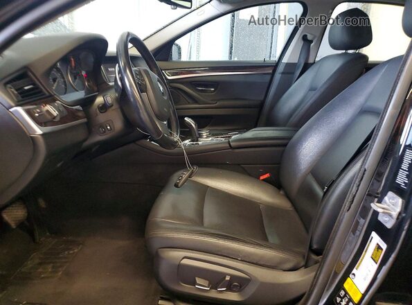 WBA5A7C57GG147854 2016 BMW 5 SERIES Черный Вид салона спереди