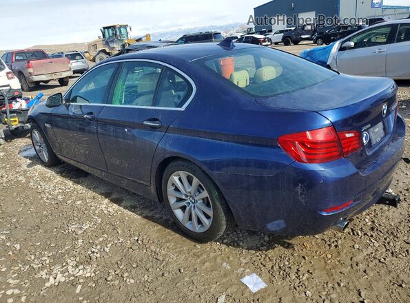 WBA5B3C55GG259056 2016 BMW 5 SERIES Синий Задняя левая четверть