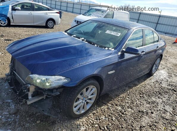 WBA5B3C55GG259056 2016 BMW 5 SERIES Синий Передняя левая четверть