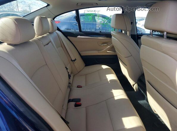 WBA5B3C55GG259056 2016 BMW 5 SERIES Синий Вид задних сидений