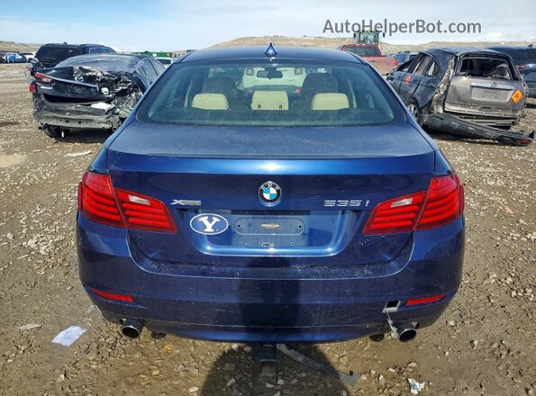 WBA5B3C55GG259056 2016 BMW 5 SERIES Синий Вид сзади