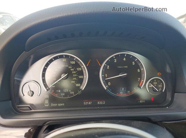 WBA5B3C55GG259056 2016 BMW 5 SERIES Синий Вид щитка приборов