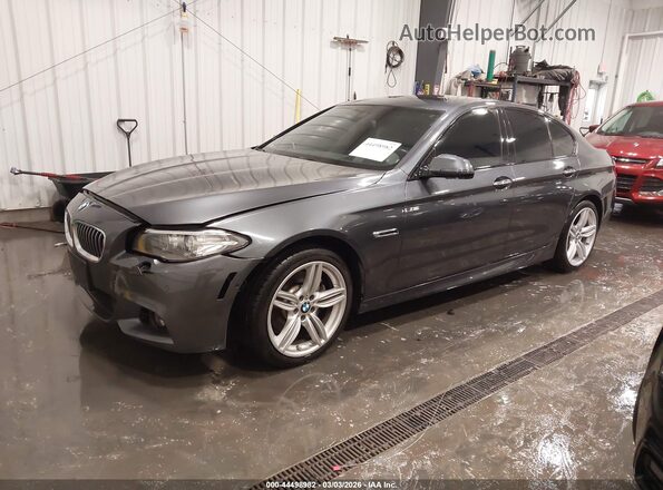 WBA5B3C59GG258444 2016 BMW 5 SERIES Gray Передня ліва чверть