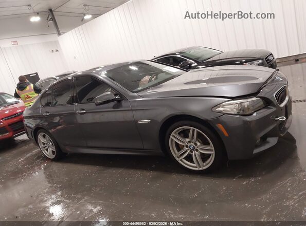 WBA5B3C59GG258444 2016 BMW 5 SERIES Gray Вид задньої частини салону
