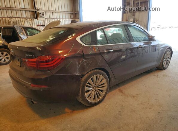 WBA5M4C54GD186568 2016 BMW 5 SERIES Темно-бордовый Задняя правая четверть