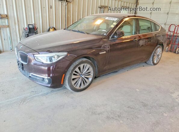 WBA5M4C54GD186568 2016 BMW 5 SERIES Темно-бордовый Передняя левая четверть