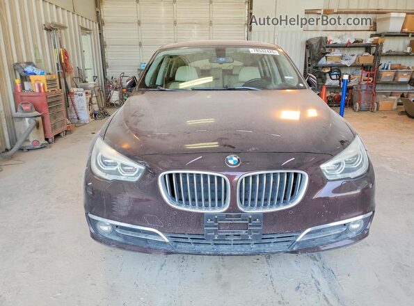 WBA5M4C54GD186568 2016 BMW 5 SERIES Темно-бордовый Вид спереди