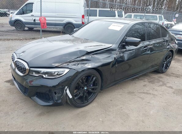 WBA5U7C04LA232255 2020 BMW M3 Черный Передняя левая четверть
