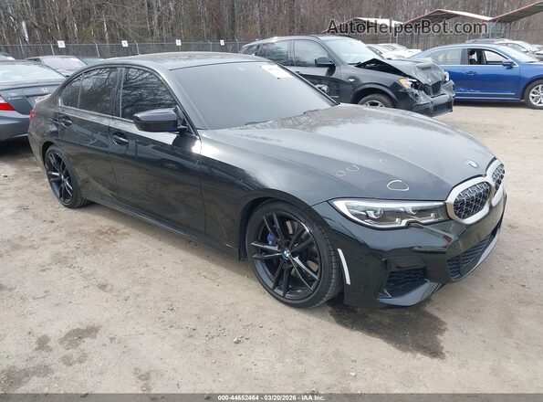 WBA5U7C04LA232255 2020 BMW M3 Черный Передняя правая четверть