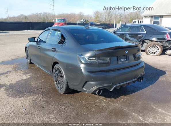 WBA5U7C08LFH63268 2020 BMW M3 Черный Задняя левая четверть