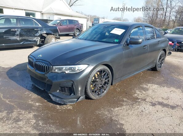 WBA5U7C08LFH63268 2020 BMW M3 Черный Передняя левая четверть