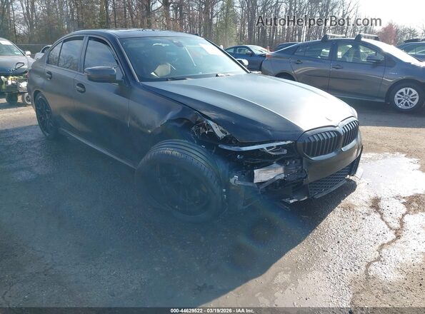 WBA5U7C08LFH63268 2020 BMW M3 Черный Передняя правая четверть