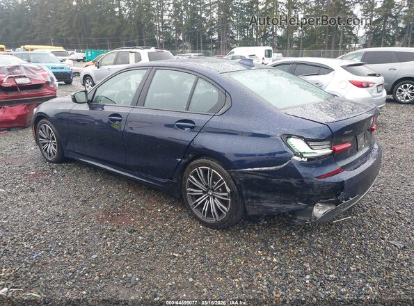 WBA5U9C05LFJ98745 2020 BMW M3 Blue Rear left